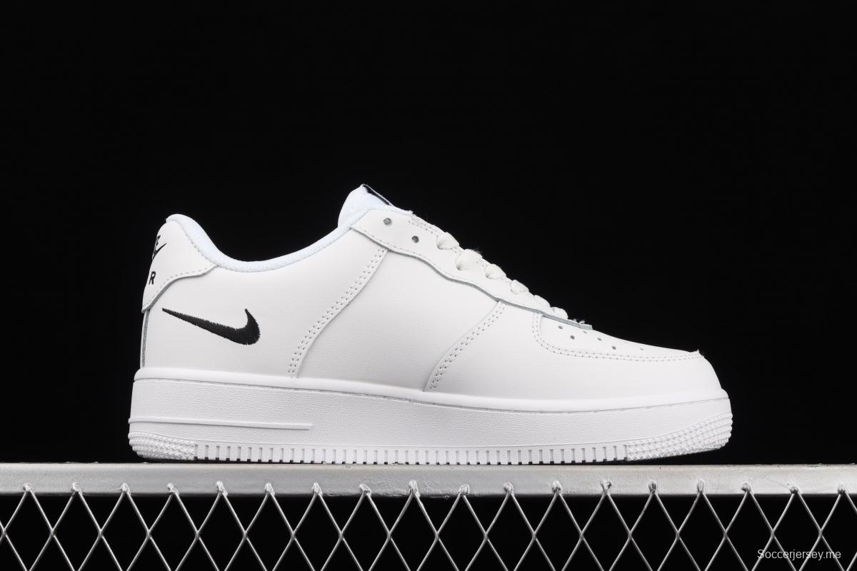 NIKE Air Force 1 Low Multi Swoosh all-white colorful low-top casual board shoes DM9096-100