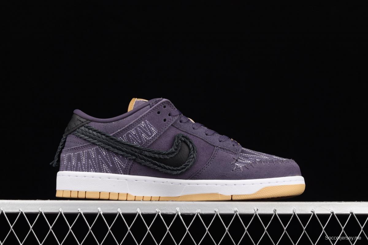 NIKE SB DUNK Low limited color N7 purple dunk series vintage low-top skateboard shoes DN1441-500