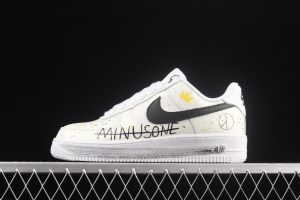 PEACEMINUSONE x Nike Air Force 1 Para-noise South Korea limits G-DragonPEACEMINUSONE low-top sports board shoes DD3223-100