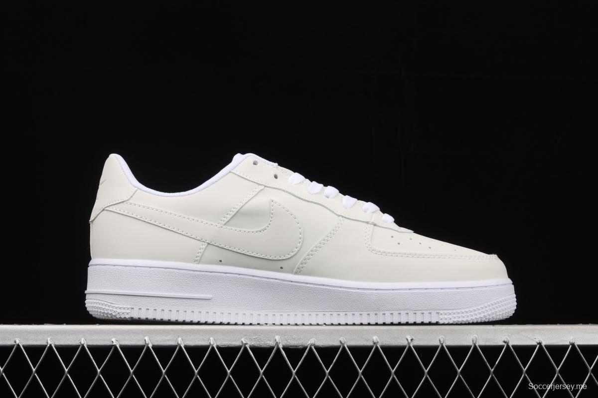 NIKE Air Force 1 Reflective Pearl White 3M reflective low-top casual board shoes DC2062-100