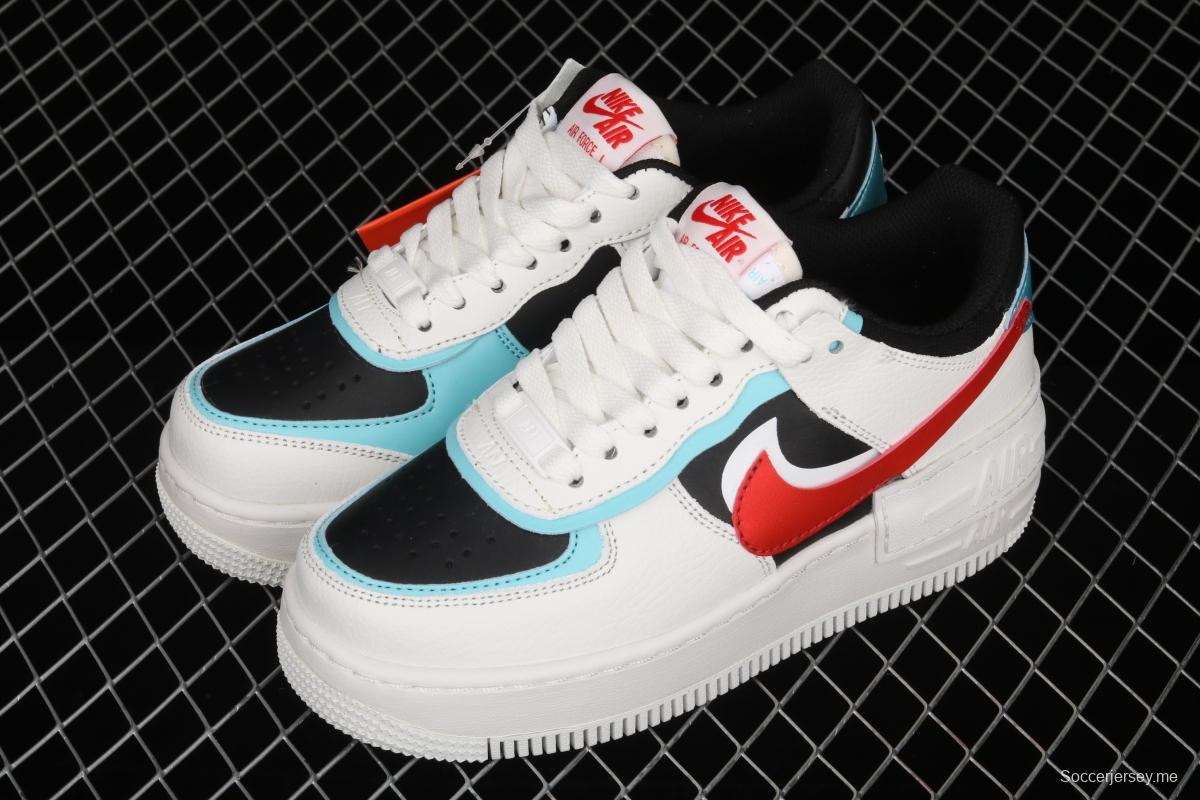 NIKE Air Force 1 ShAdidasow Rtl light weight heightened low-top board shoes DA4291-100