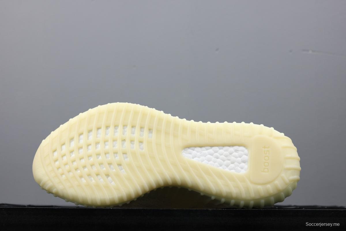 Adidas Yeezy 350V2 Real Boost Basf F36980 Darth Coconut 350 second generation light yellow original BASF popcorn