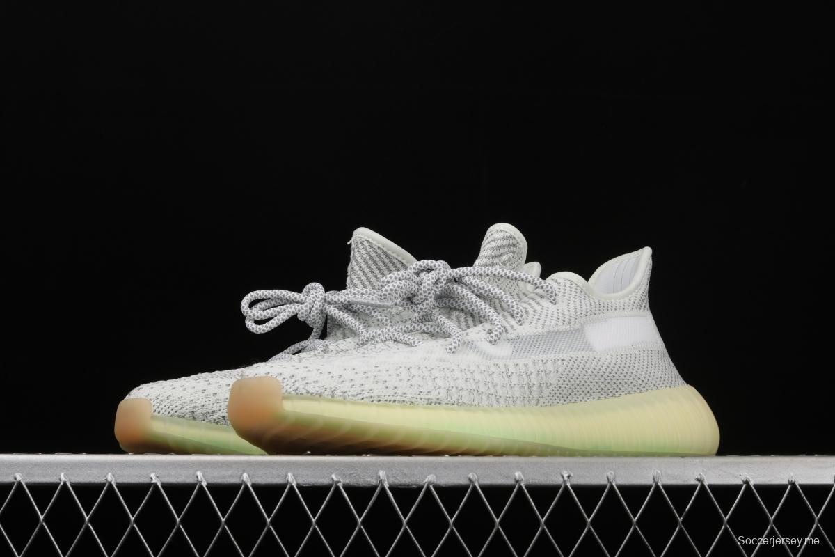 Adidas Yeezy 350 V2 Boost Basf Tailgate FX4349 Darth Coconut 350 second generation hollowed-out Asian gray star color BASF Boost original