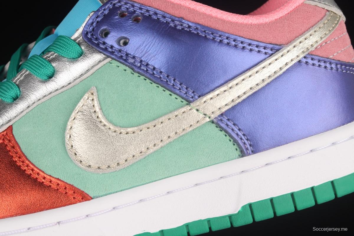 NIKE SB DUNK Low SE Candy Egg 2.0 candy mandarin duck dunk series low side leisure sports skateboard shoes DN0855-600