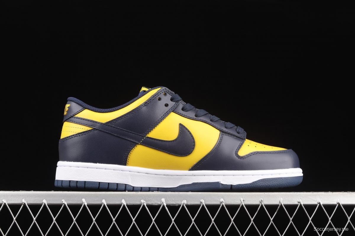 NIKE SB DUNK Low Michigan Michigan color buckle broken backboard fashion casual board shoes DD1391-700