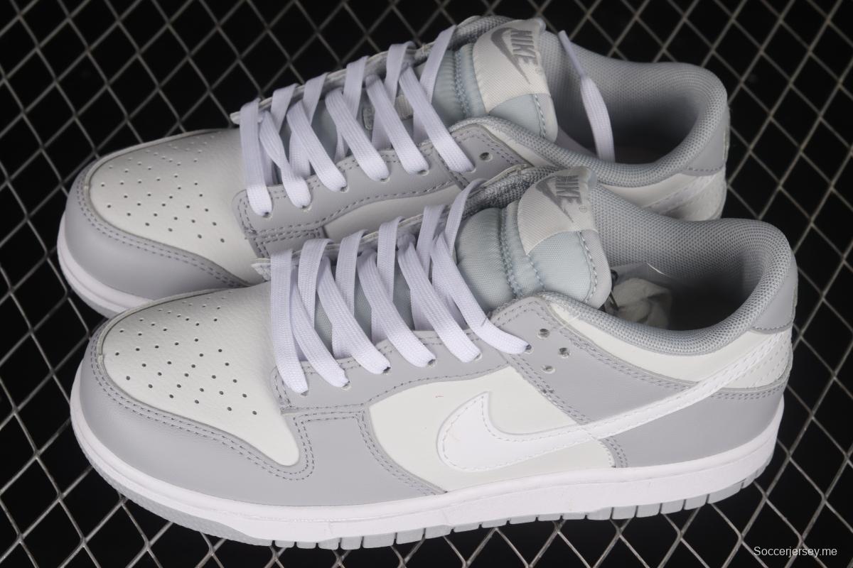 NIKE DUNK Low Retro Retro White Grey SB Buckle Breaking Backboard Fashion Casual Sneakers DJ6188-001