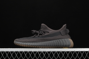 Adidas Yeezy Boost 350V2 Cinder FY2903 Darth Coconut 350 second generation hollowed-out side transparent rubber black angel color