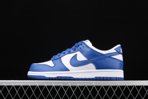 NIKE SB DUNK Low NCAA 35th Anniversary White Blue first year Color matching Skateboard shoes CU1726-100