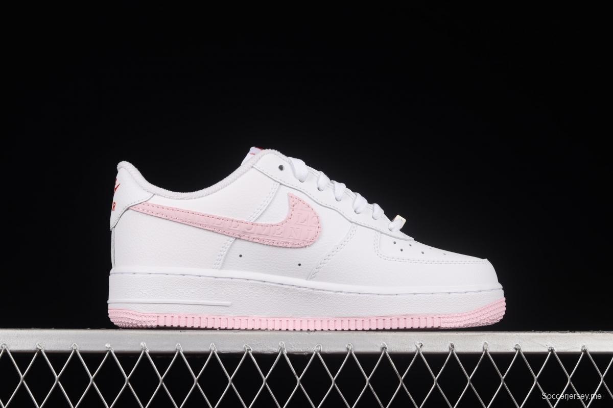 NIKE Air Force 1 Valentine's Day low-top casual board shoes DQ9320-100 for Valentine's Day