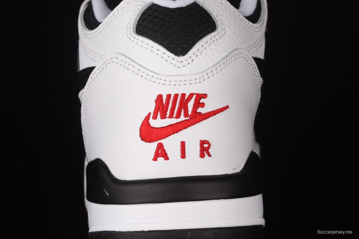 NIKE Air Flight 89 white and black air cushion basketball shoes DB5918-100