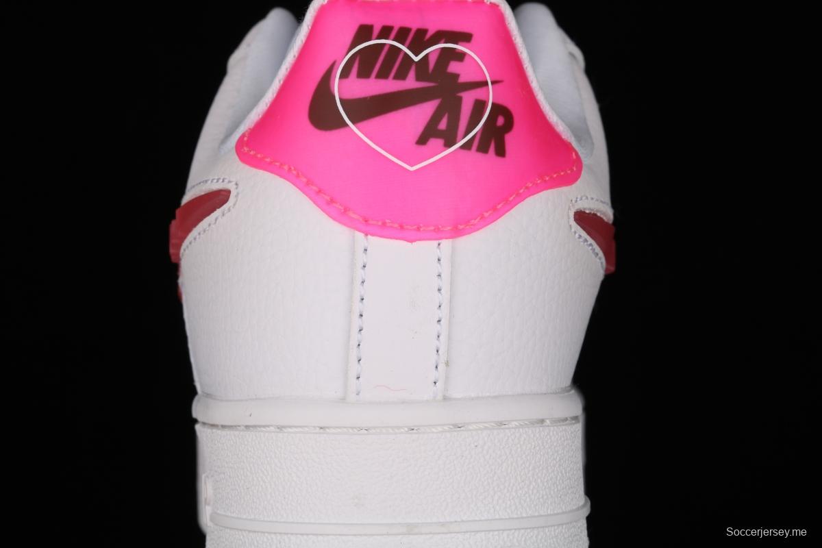 NIKE Air Force 1x 07 Low Valentine's Day jelly hook low side leisure sports board shoes CV8482-100