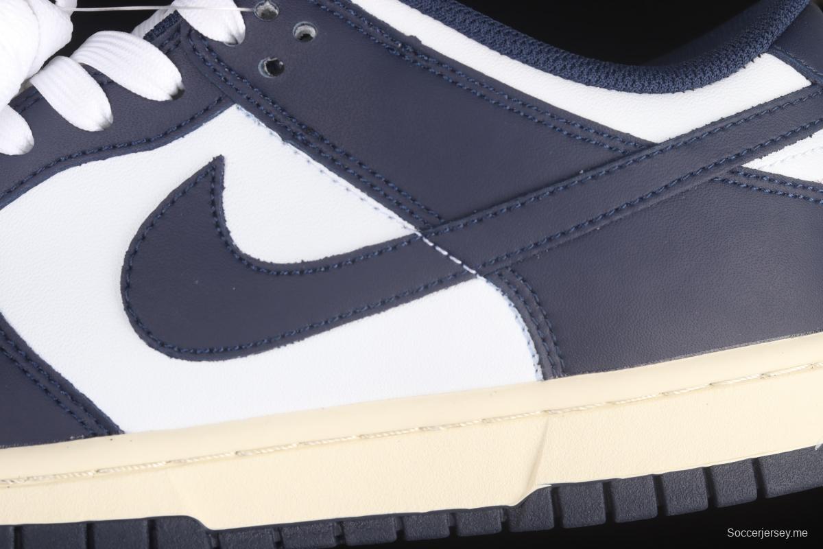 NIKE SB DUNK Low Navy Blue navy blue color SB buckle rebound fashion casual board shoes DD1503-115