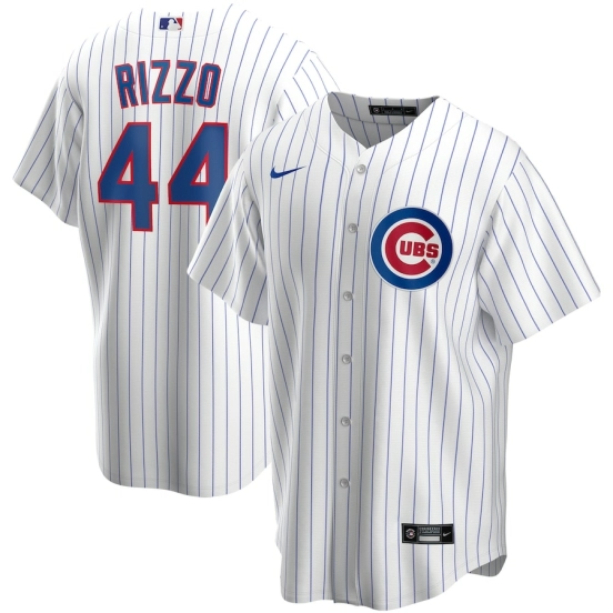 Men's Anthony Rizzo White Home 2020 Player Team Jersey