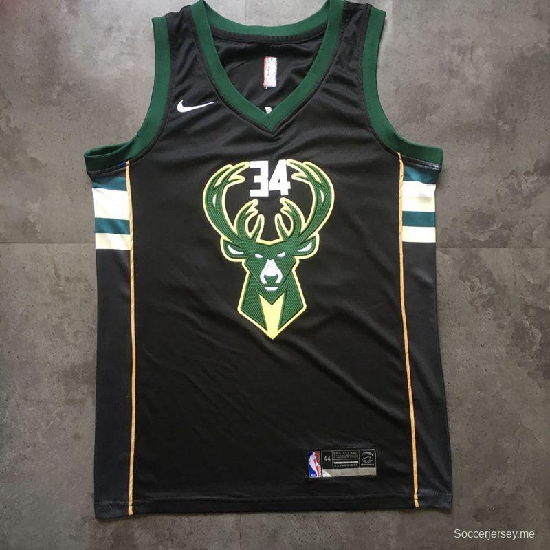 Men's Giannis Antetokounmpo Green Retro Classic Team Jersey