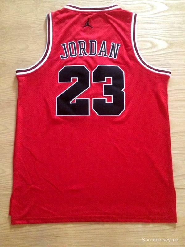 Men's Michael Jordan Red Retro Classic Team Jersey