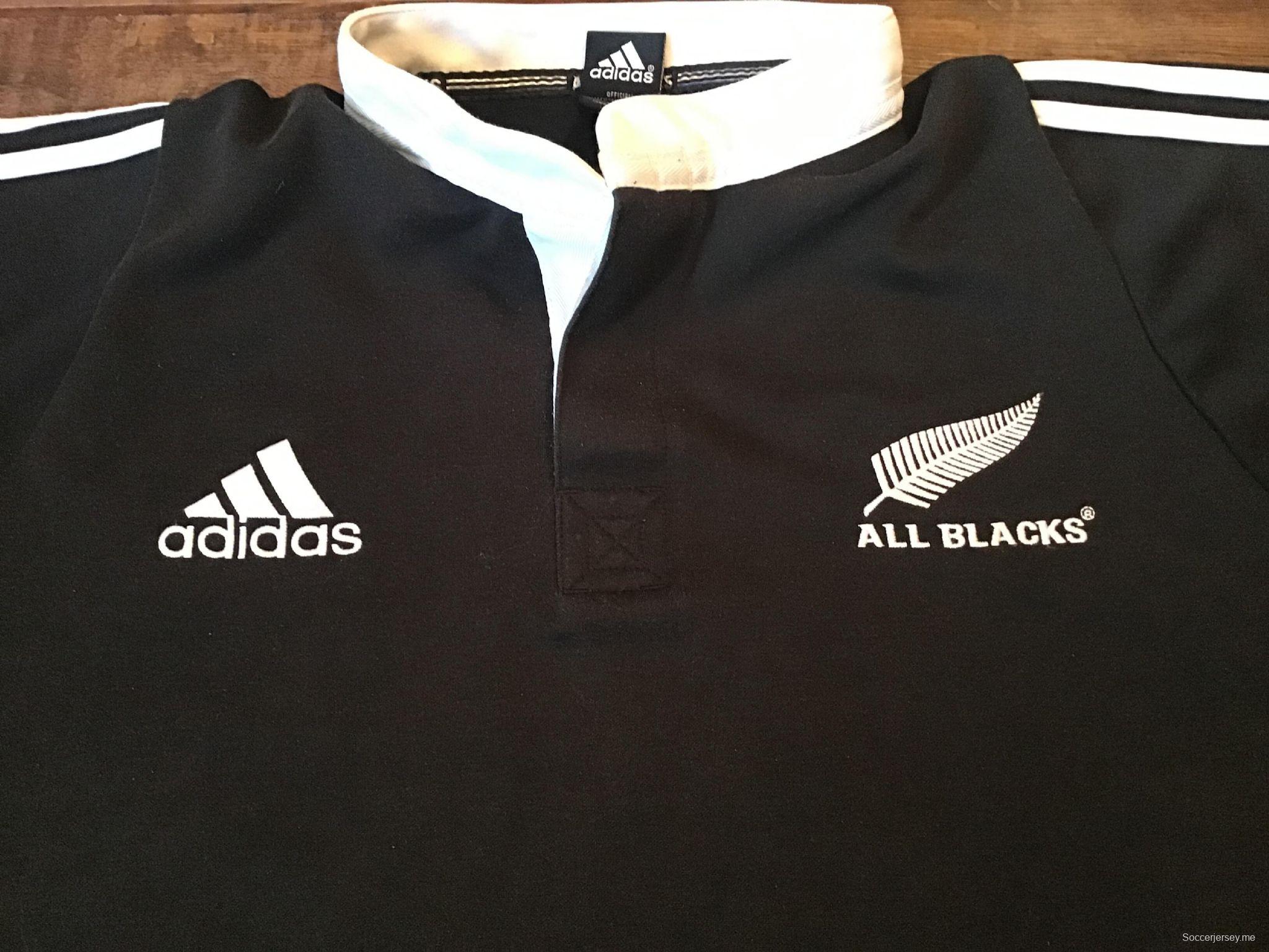 New Zealand 2003-2004 Men's Retro Home Rugby Jersey