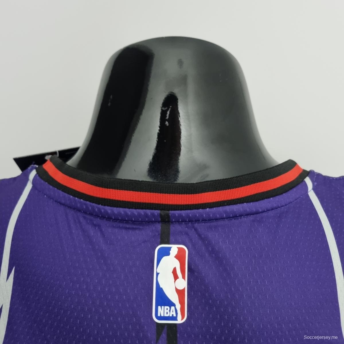 قميص تورونتو رابتورز تورونتو رابتورز سياكام #43 قميص دوري كرة السلة الأمريكي للمحترفين البنفسجي
