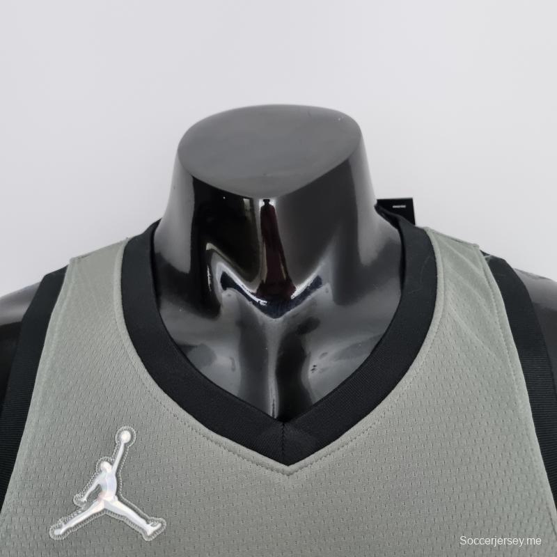 قميص دوري بروكلين نتس بروكلين نتس رقم 75th Anniversaryth Anniversary Durant #7 إصدار مدينة بروكلين نتس إصدار المدينة الرمادي من الدوري الاميركي للمحترفين
