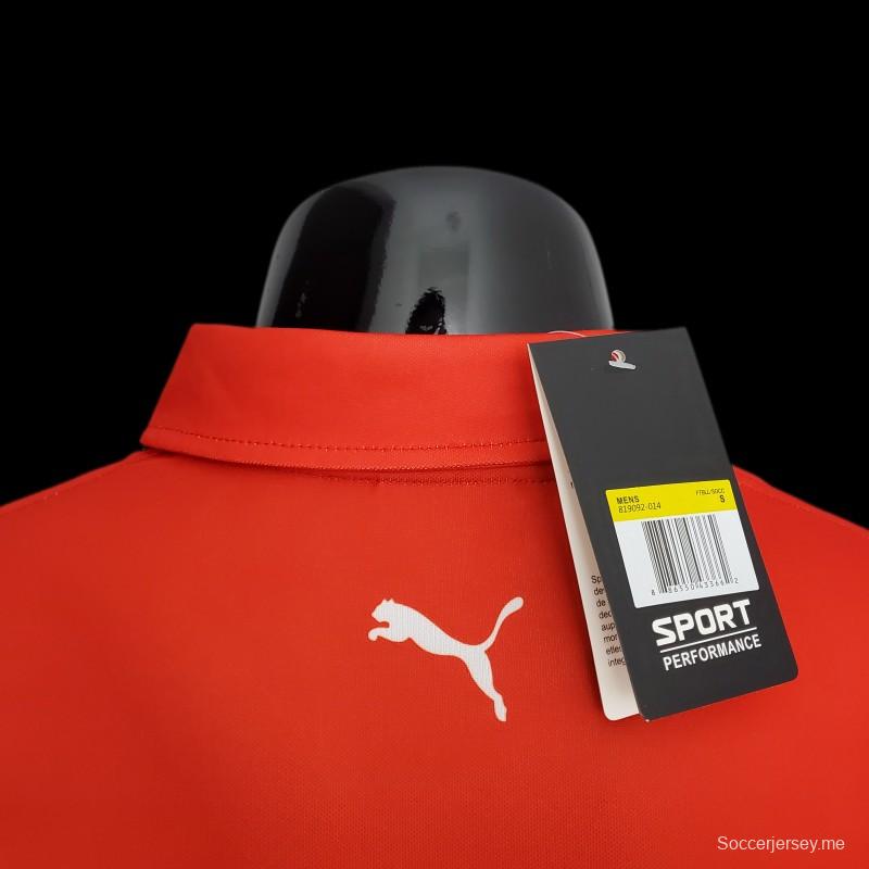 فورمولا 1 فورمولا 1 الجديدة؛ بدلة سباق فيراري بولو أحمر
