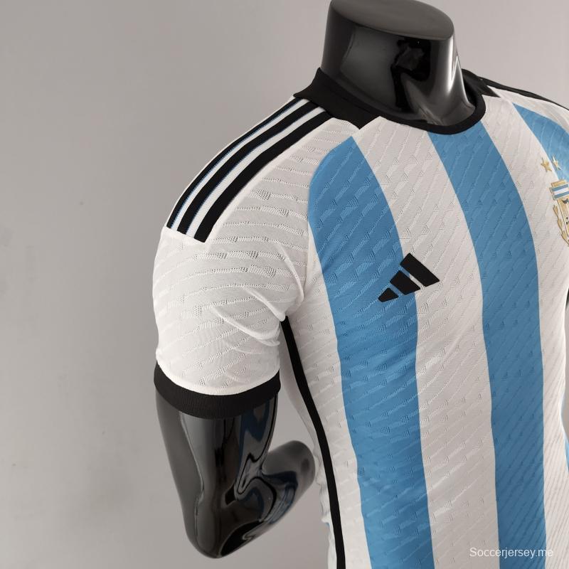 إصدار اللاعب 2022 قميص منتخب الأرجنتين لكرة القدم الأساسي 2022
