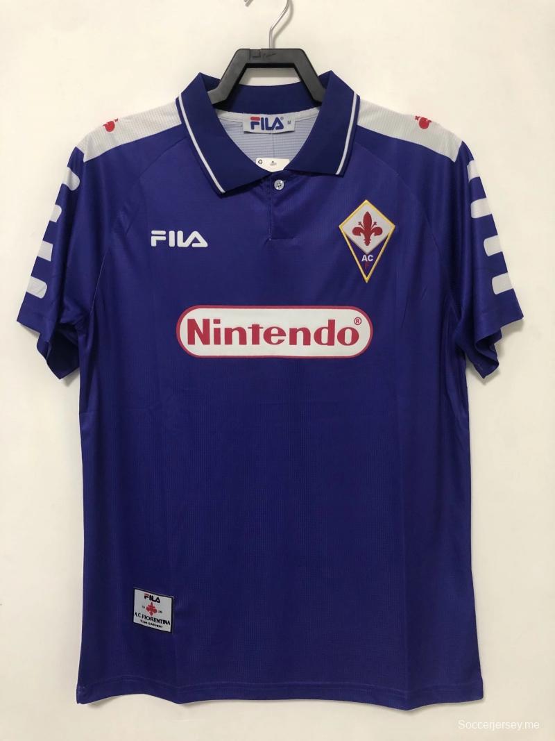 قميص فيورنتينا 98/99 ريترو 98/99 قميص فيورنتينا الأساسي
