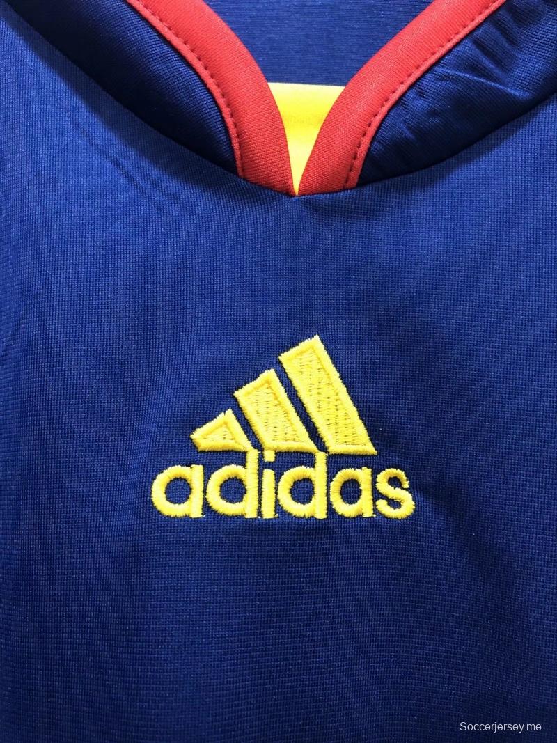 قميص كرة القدم الإسباني 2010 ريترو 2010 أسبانيا سوكرز
