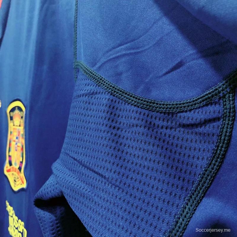 قميص كرة القدم الإسباني 2010 ريترو 2010 أسبانيا سوكرز
