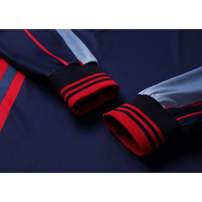 قميص ريترو 98/99 وست هام يونايتد × آيرون مايدن بأكمام طويلة باللون الكحلي
