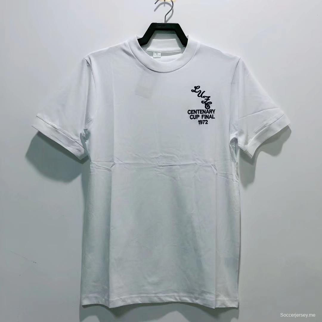 قميص فريق ليدز يونايتد لكرة القدم الأساسي عتيق موديل 1972
