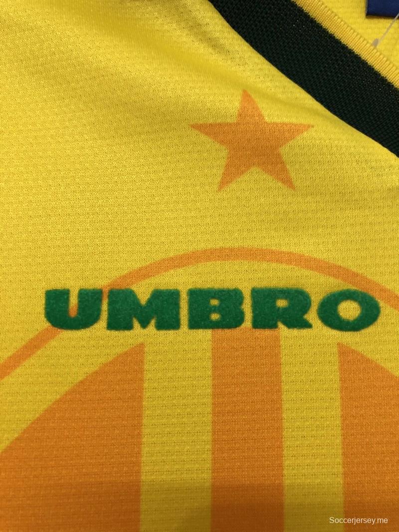 قميص البرازيل 1994 ريترو 1994 لكرة القدم الأساسي للبرازيل
