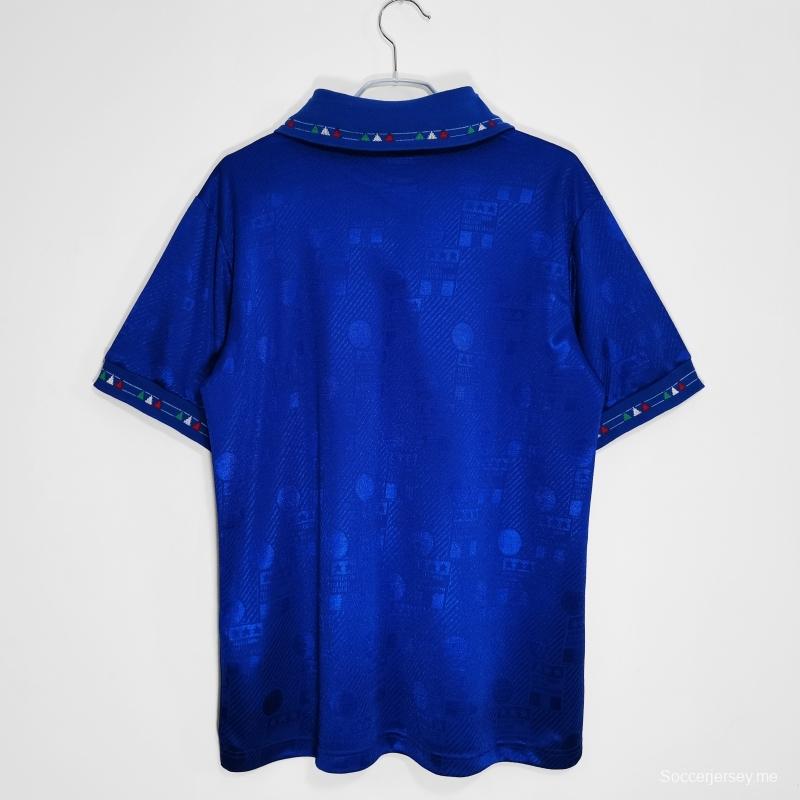 قميص كرة القدم الإيطالي القديم 1994 ريترو 1994
