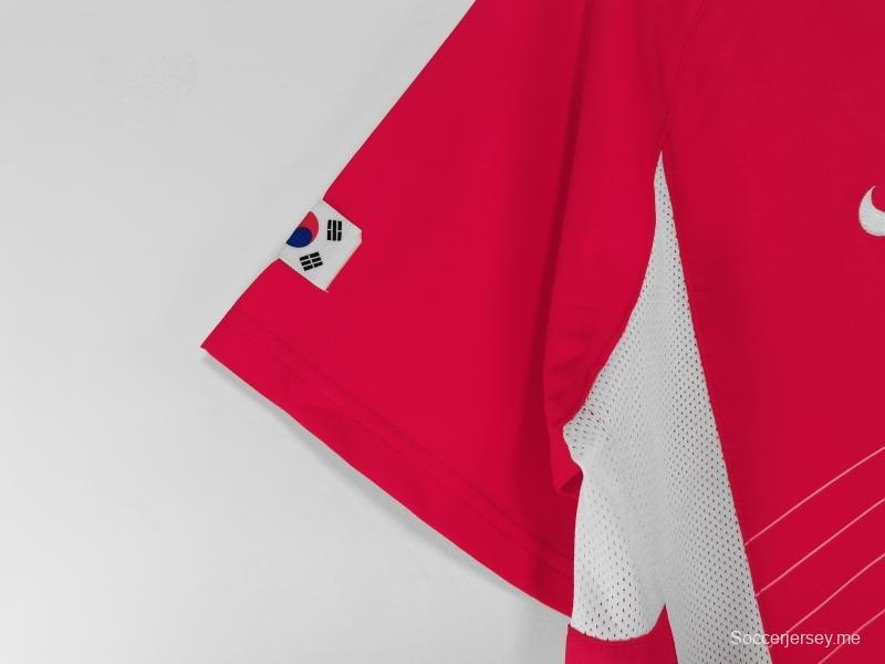 قميص منتخب كوريا 2002 ريترو 2002 لكرة القدم الأساسي
