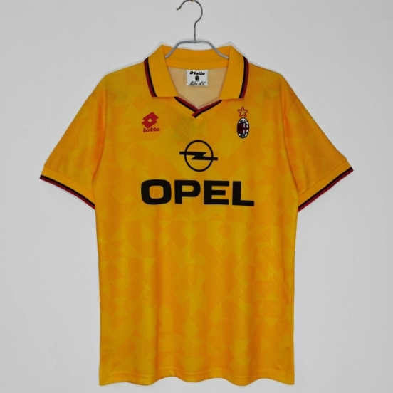 قميص كرة القدم الثالث لميلان 1995/96 ريترو 1995/96

