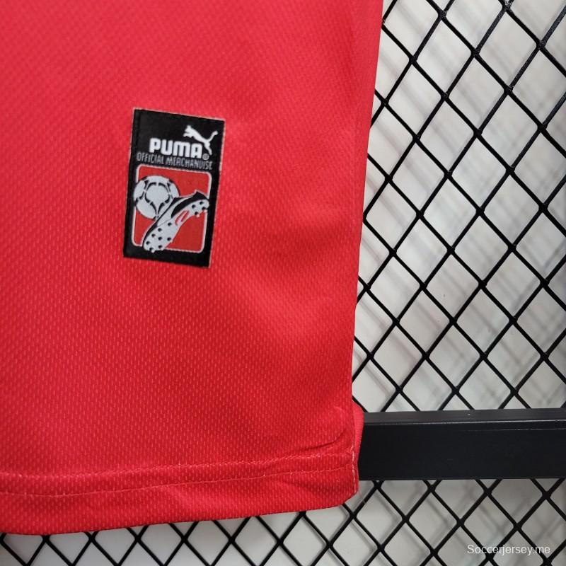 قميص المغرب الثالث الأحمر ريترو 1998 المغرب الثالث
