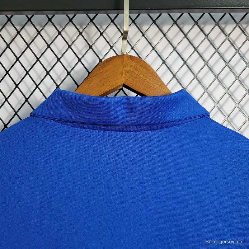 قميص أزرق ريترو 57-62 البرازيل أزرق قديم
