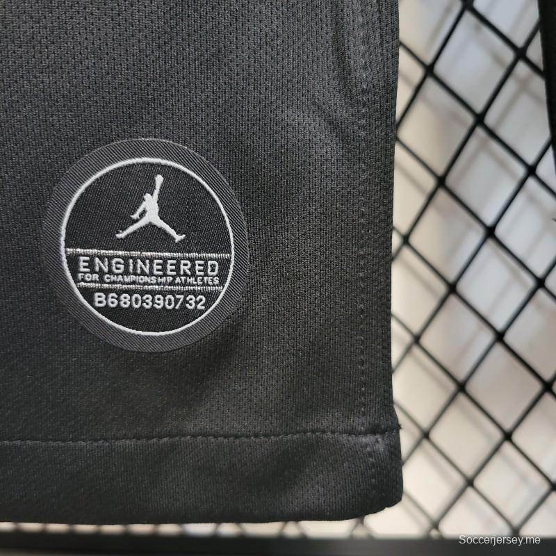 قميص ريترو بأكمام طويلة 18-19 باريس سان جيرمان أسود دوري الأبطال
