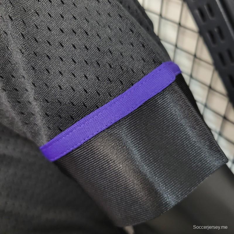 2023 قميص دوري كرة السلة الأمريكي للمحترفين ليكرز ليكرز 2023 أسود اللون
