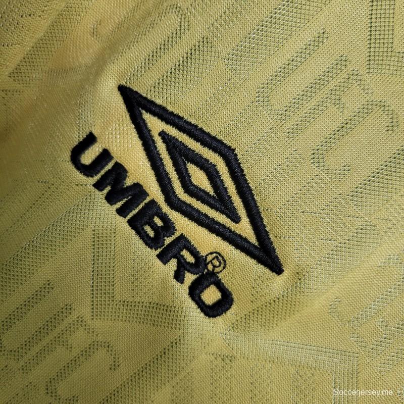 قميص أخضر قديم لمانشستر يونايتد الثالث أخضر 1992/94 ريترو 1992/94
