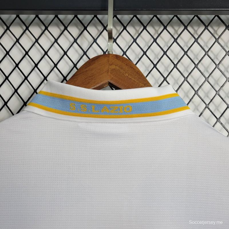 قميص لاتسيو 1998-00 ريترو 1998-00 قميص لاتسيو الثالث الأبيض
