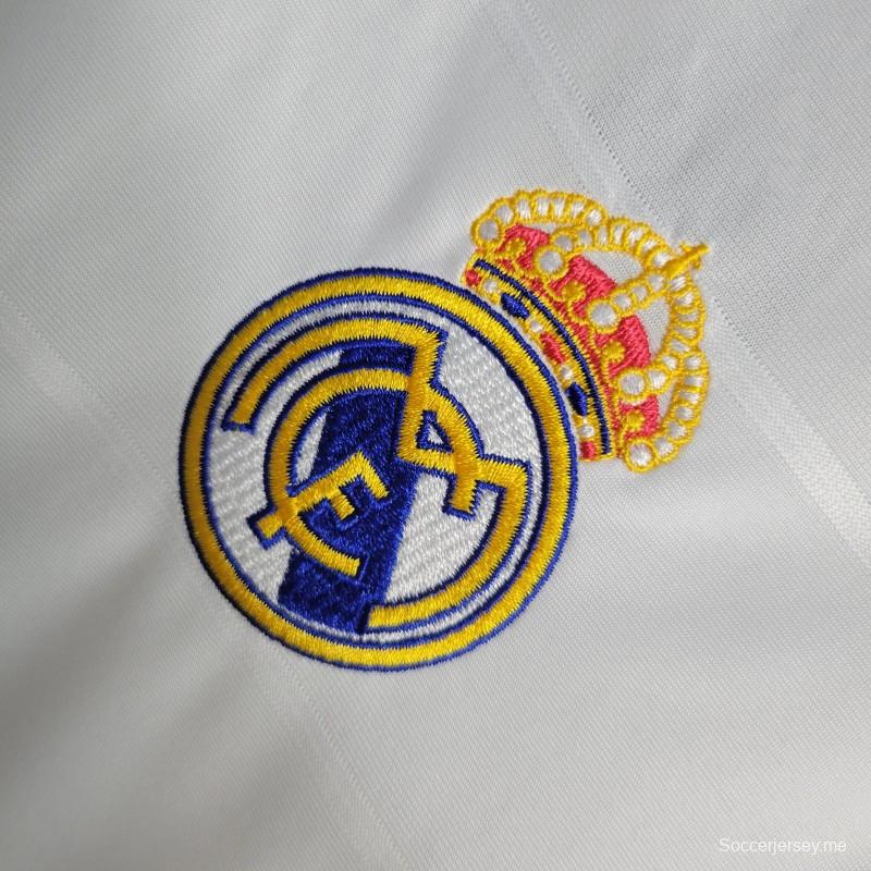 قميص ريترو 13-14 بأكمام طويلة الأكمام ريال مدريد
