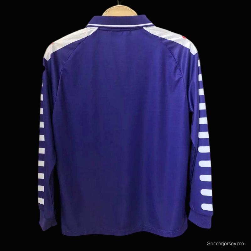 قميص ريترو 98/99 فيورنتينا بأكمام طويلة الأكمام
