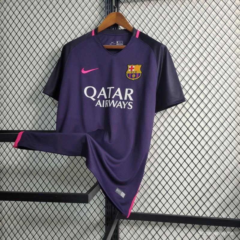 قميص ريترو 16-17 برشلونة أجايي بنفسجي بنفسجي
