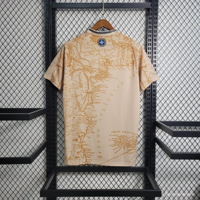 قميص الأرجنتين التذكاري ريترو 2021 إصدار الأرجنتين التذكاري
