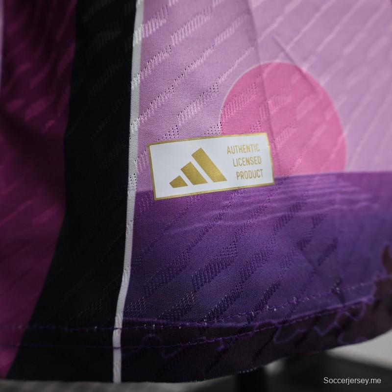 إصدار اللاعب 2024 قميص اليابان 2024 بنفسجي اللون الأرجواني
