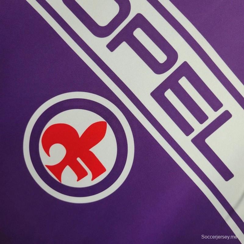 قميص فريق فيورنتينا فيورنتينا الإيطالي القديم 84/85
