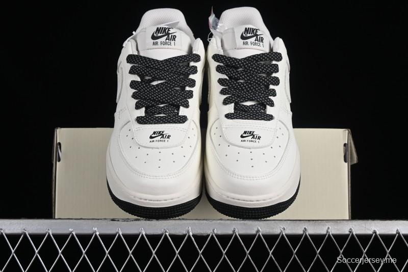 Nike Air Force 1 '07 Low Casual Sneakers with 3M Reflective Swoosh and Full-Length Air Cushion - CJ1379-602