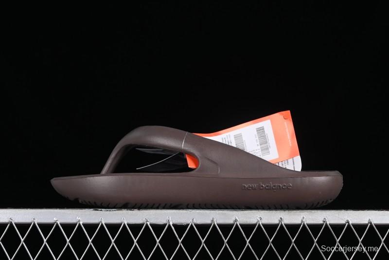 New Balance NB x TAW&TOE Co-branded Brown Ultra-Soft Cloud Cushion Beach Sandals Flip Flops - SD5601GMU