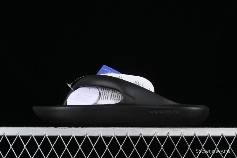 New Balance NB x TAW&TOE Collaboration Black Ultra-Soft Cloud Cushion Beach Sandals Flip Flops - SD5601GBK