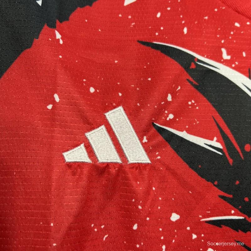 2024 قميص دراغون بول جوكو جابان 2024 أحمر/أسود
