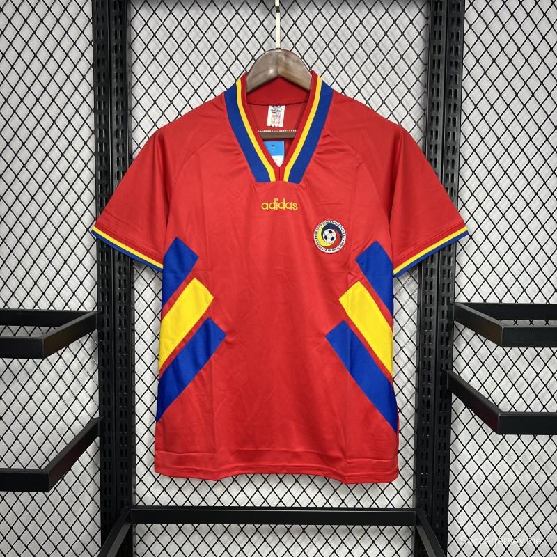 قميص رومانيا 1994 ريترو 1994 خارج ملعب رومانيا الأحمر
